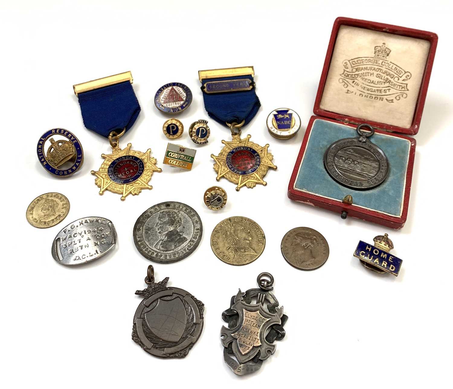 Lot 288 - Badges and Tokens - Cornwall Interest....