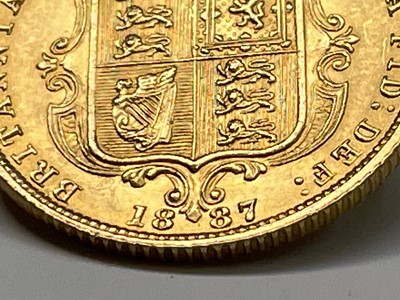 Lot 20 - Great Britain Gold Half Sovereign 1887 Queen...