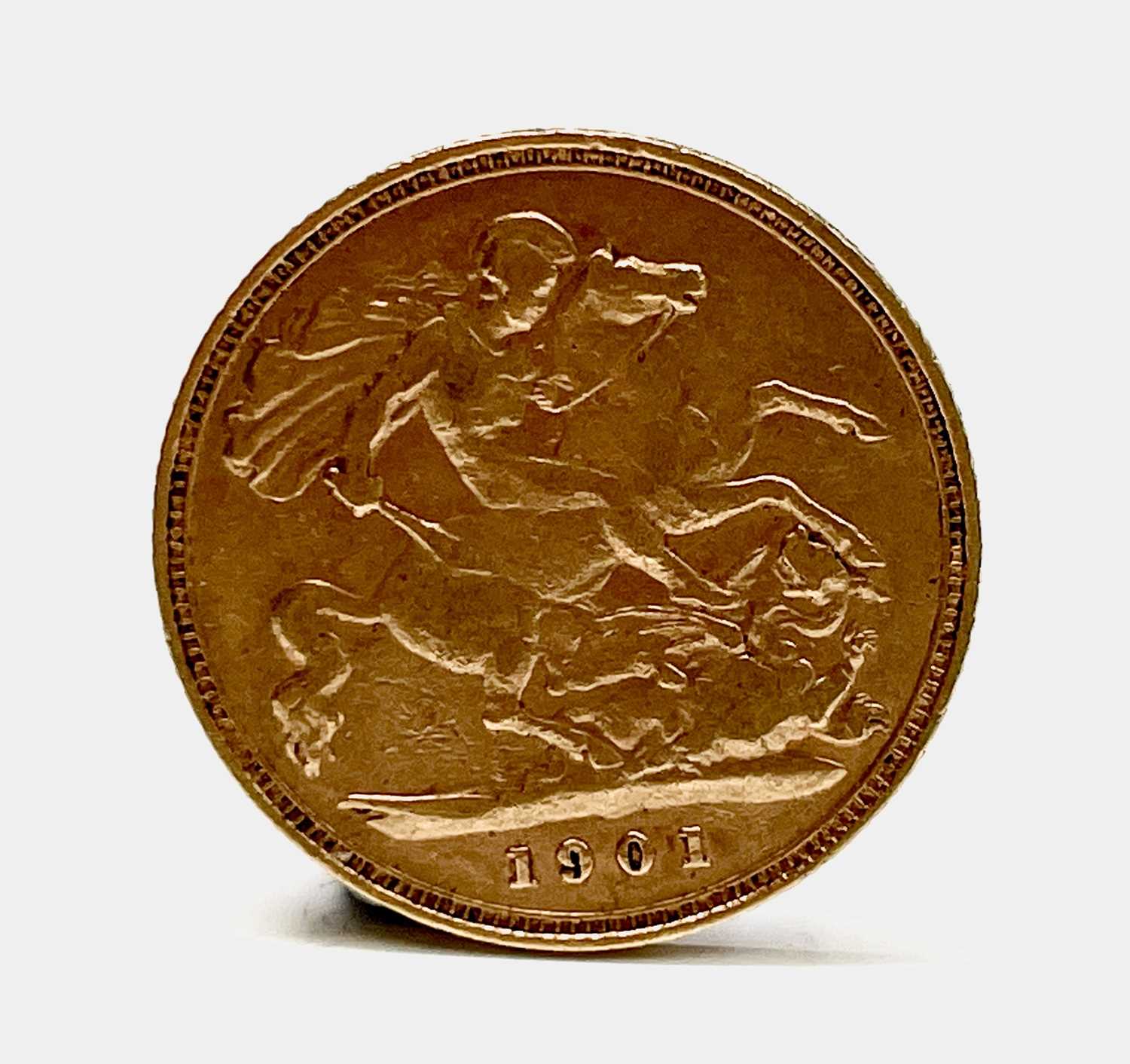 Lot 20 - Great Britain Gold Half Sovereign 1901 Queen...