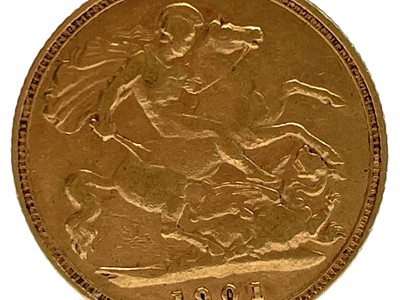 Lot 20 - Great Britain Gold Half Sovereign 1901 Queen...