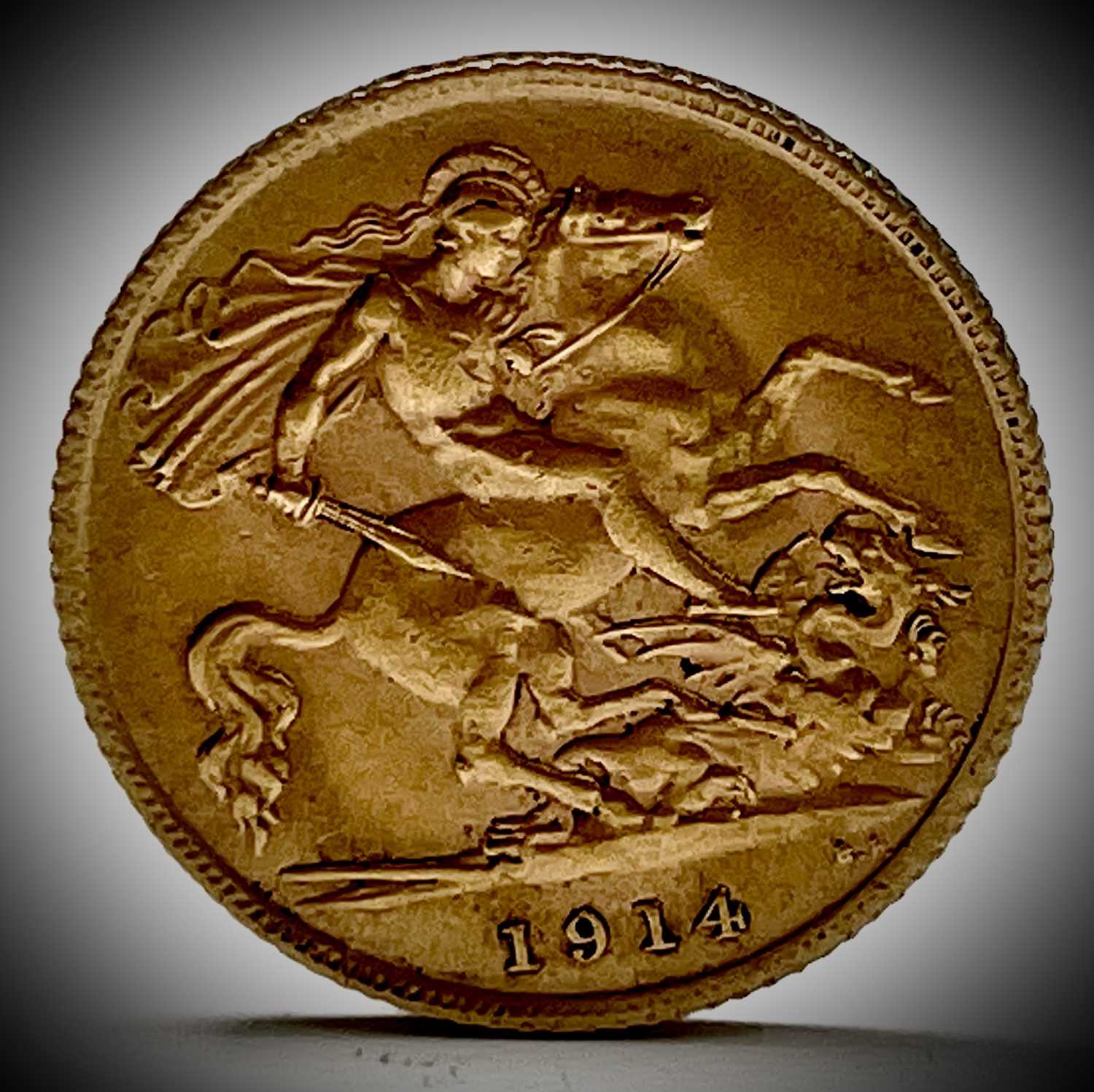 Lot 20 - Great Britain Gold Half Sovereign 1914 King...