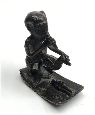 Lot 207 - An African bronze gold weight, height 4.5cm,...