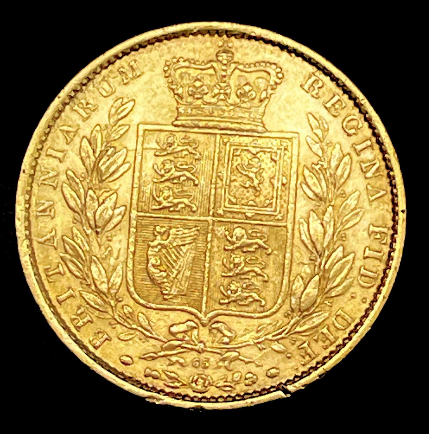 Lot 21 - Great Britain Gold Sovereign 1864 Die no.65...