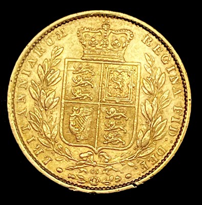 Lot 21G - Great Britain Gold Sovereign 1864 Die no.65...