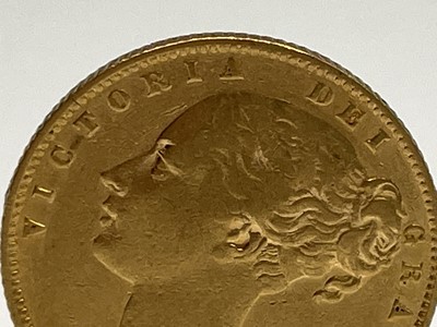Lot 21 - Great Britain Gold Sovereign 1864 Die no.81...