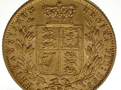 Lot 21 - Great Britain Gold Sovereign 1865 Die no.23...
