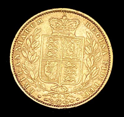 Lot 21M - Great Britain Gold Sovereign 1869 Die no.60....