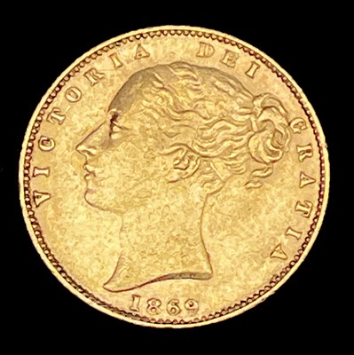 Lot 21 - Great Britain Gold Sovereign 1869 Die no.60....