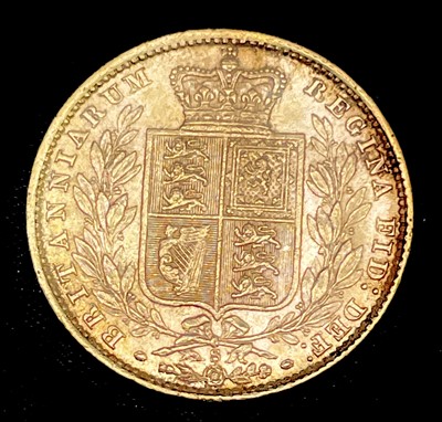 Lot 21Q - Great Britain Gold Sovereign 1878 Shield Back....