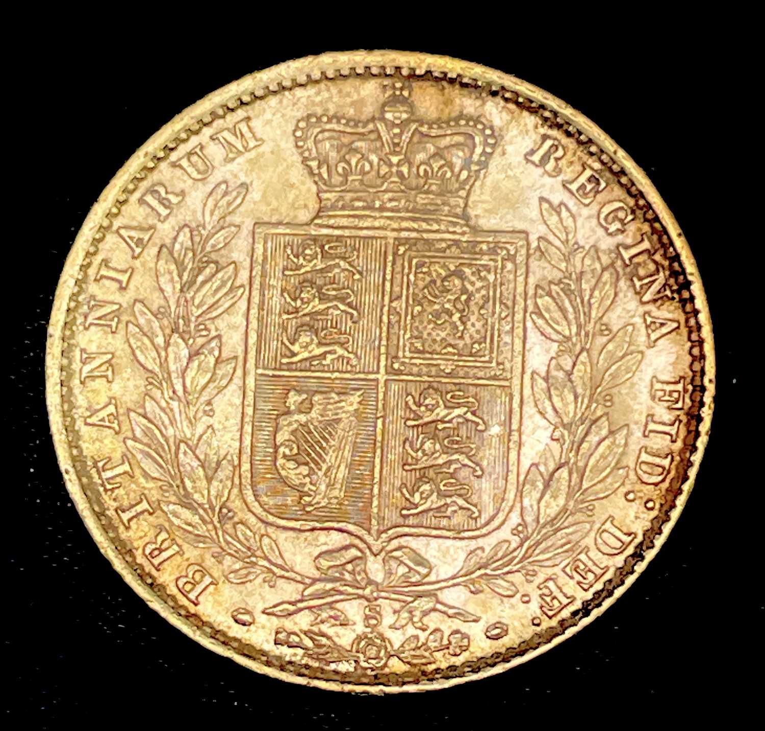 Lot 21 - Great Britain Gold Sovereign 1878 Shield Back....
