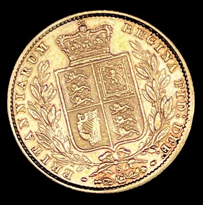 Lot 21 - Great Britain Gold Sovereign 1878 Shield Back....