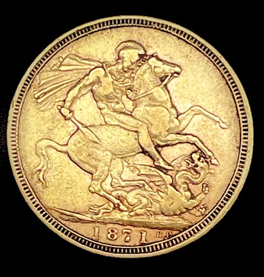 Lot 21 - Great Britain Gold Sovereign 1871 George & Dragon