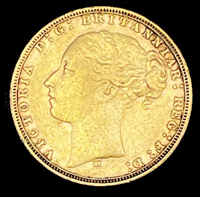 Lot 21 - Great Britain Gold Sovereign 1881 George &...