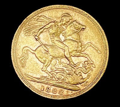 Lot 22G - Great Britain Gold Sovereign 1888 Jubilee Head