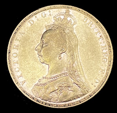 Lot 22H - Great Britain Gold Sovereign 1889 Jubilee Head...