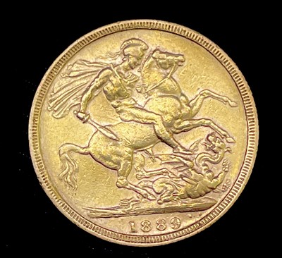 Lot 22I - Great Britain Gold Sovereign 1889 Jubilee Head