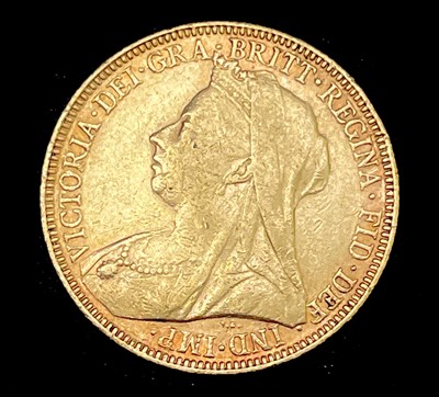 Lot 22 - Great Britain Gold Sovereign 1893 Veiled Head