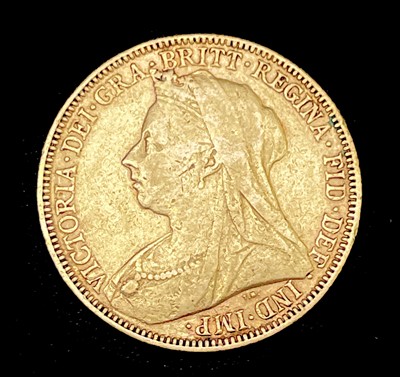 Lot 22 - Great Britain Gold Sovereign 1895 Veiled Head