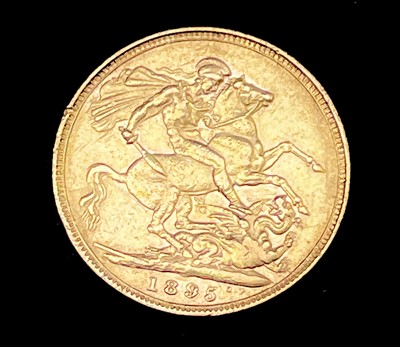 Lot 22P - Great Britain Gold Sovereign 1895 Veiled Head