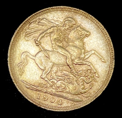 Lot 22U - Great Britain Gold Sovereign 1904 Edward VII....