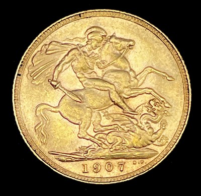 Lot 22V - Great Britain Gold Sovereign 1907 Edward VII