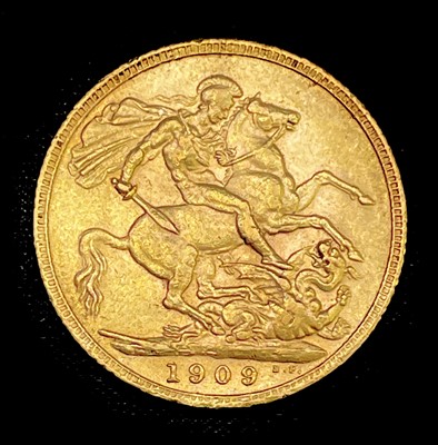 Lot 22Z - Great Britain Gold Sovereign 1909 Edward VII