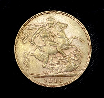 Lot 23 - Great Britain Gold Sovereign 1910 slight EK...