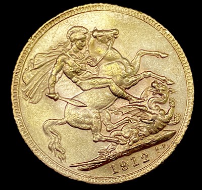 Lot 23E - Great Britain Gold Sovereign 1912 slight EK...
