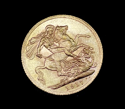 Lot 23 - Great Britain Gold Sovereign 1917 EF George V....