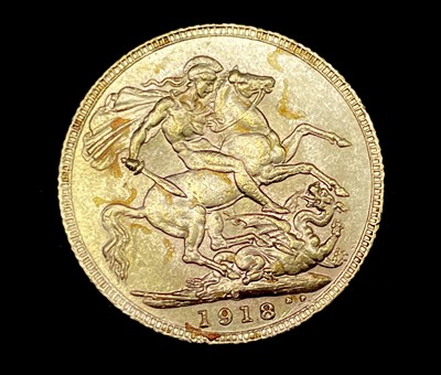 Lot 23 - Great Britain Gold Sovereign 1918 George V. C...