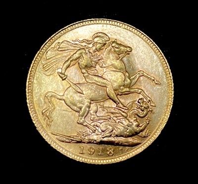 Lot 23 - Great Britain Gold Sovereign 1918 George V....