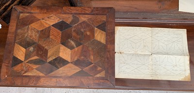 Lot 1 - A rare Jamaican specimen wood workbox, by...