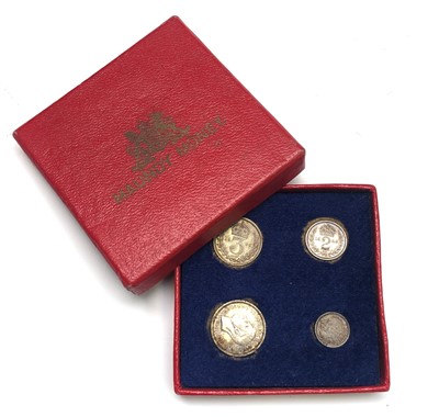 Lot 2642 - A set of Maundy Money, 1946, boxed.