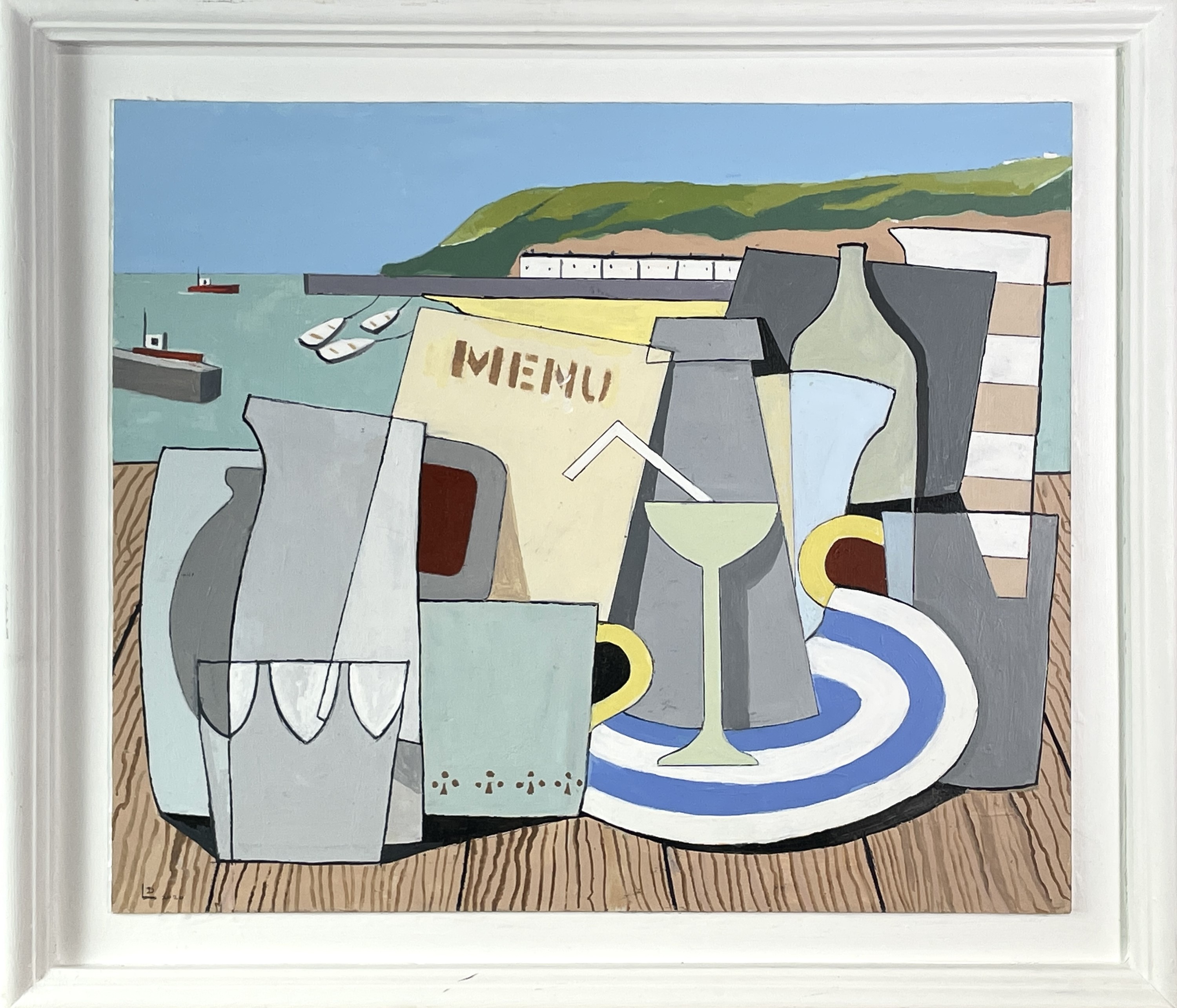 Lot 364 Leon DAVIES (1947) Still Life with Cornish