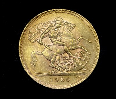 Lot 23Q - Great Britain Gold Sovereign 1930 A Unc George V