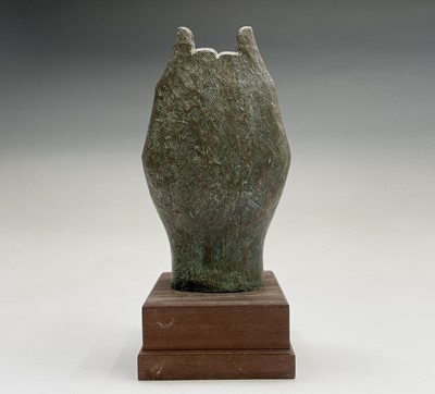 Lot 1048 - Alec WILES (1924) Hands Cold cast bronze...