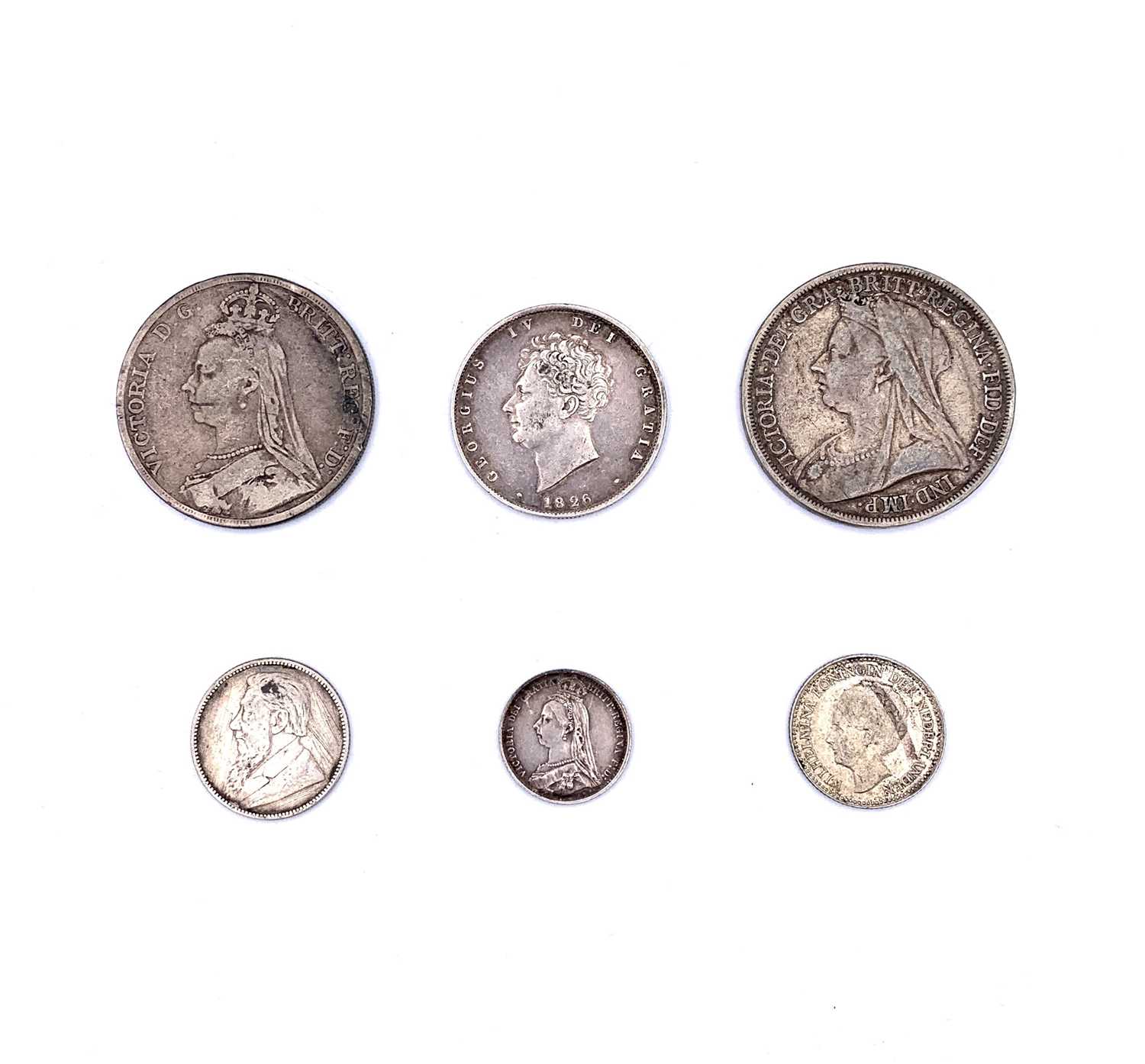 Lot 13 - Great Britain etc, silver coins Lot comprises...