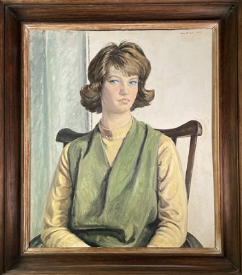 Lot 1015 - Alec WILES (1924) Six portraits in 0ils They...