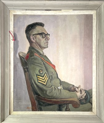 Lot 1015 - Alec WILES (1924) Six portraits in 0ils They...