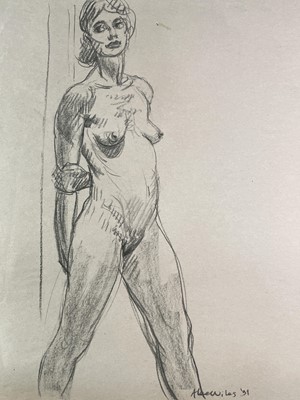 Lot 1025 - Alec WILES (1924) Nude drawings A collection...