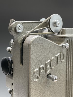 Lot 122 - A Specto 500 projector, height 36cm, with wood...