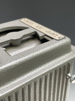 Lot 122 - A Specto 500 projector, height 36cm, with wood...