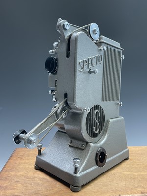 Lot 122 - A Specto 500 projector, height 36cm, with wood...