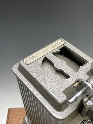 Lot 122 - A Specto 500 projector, height 36cm, with wood...