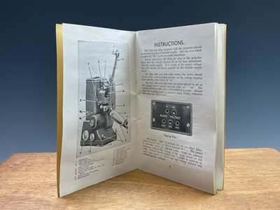 Lot 122 - A Specto 500 projector, height 36cm, with wood...