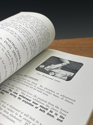 Lot 122 - A Specto 500 projector, height 36cm, with wood...