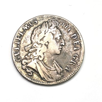 Lot 2655 - A William lll crown, 1695, first bust, very fine.