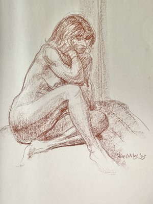 Lot 1044 - Alec WILES (1924) Nude drawings A collection...