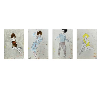 Lot 336 - Benjamin CARRIVICK (1980) Four figure studies...