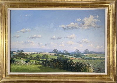 Lot 43 - John MILLER (1931-2002) Cornish Landscape Oil...